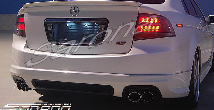 Custom Acura TL  Sedan Rear Add-on Lip (2004 - 2008) - $575.00 (Part #AC-001-RA)